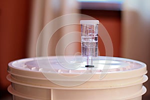 Airlock for home brewing