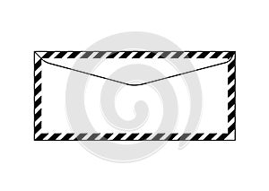 Airmail envelope icon full editable resizable vector