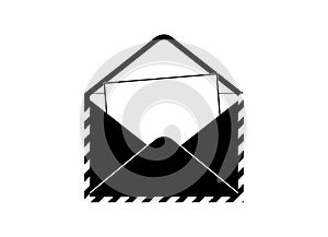 Airmail envelope icon full editable resizable vector