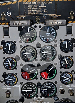 Airplaine cockpit