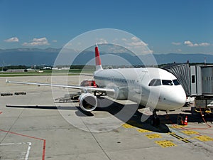 Airplane at airport