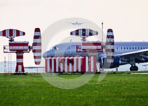 Airplane in Airport Waiting for ATC Clearance