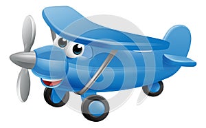 Airplane Cartoon Character