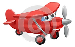 Airplane Cartoon Character