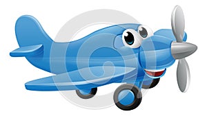 Airplane Cartoon Character