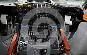 Airplane cockpit