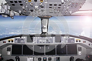 Airplane cockpit-the best office