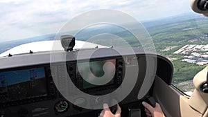 Airplane Cockpit, Pilots Instruments, Navigation