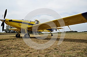 Airplane crop duster