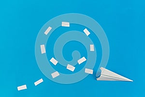 Airplane doing a loop