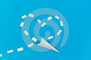 Airplane doing a loop