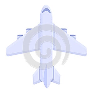 Airplane flight icon cartoon vector. Aircraft plane