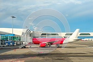 Airplane gangway, Kuala Lumpur airport