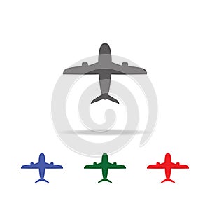 airplane Icon. Elements of airport multi colored icons. Premium quality graphic design icon. Simple icon for websites, web design, photo