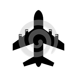 Airplane  icon or logo isolated sign symbol vector illustration