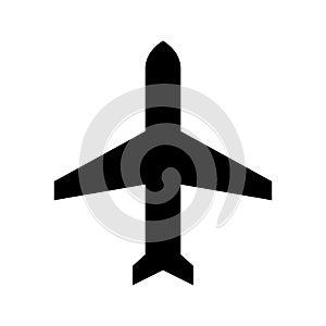 Airplane  icon or logo isolated sign symbol vector illustration