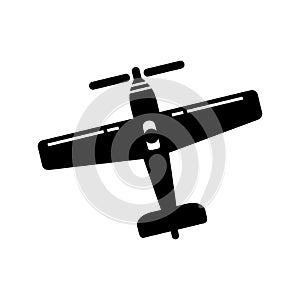 airplane icon or logo isolated sign symbol vector illustration