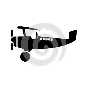 airplane icon or logo isolated sign symbol vector illustration
