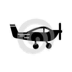airplane icon or logo isolated sign symbol vector illustration