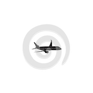 airplane icon logo vector design