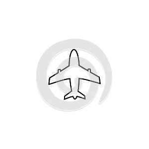 Airplane icon vector design Logo Template