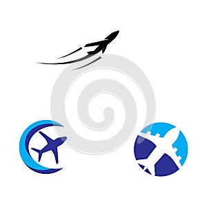 Airplane icon vector illustration design