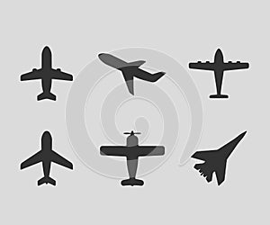 Airplane icons