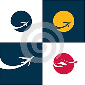 Airplane icons. Airlines. Plane