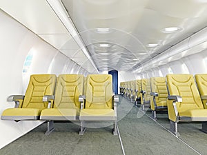 Airplane interior