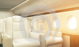 Airplane interior toning