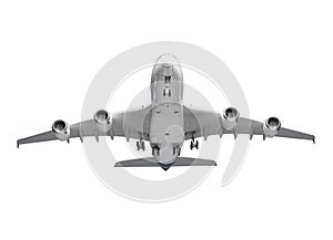 Airplane isolated on white background with clipping path