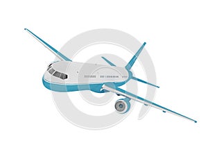 Airplane isolated on a white background.