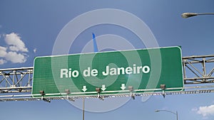 Airplane Landing Rio de Janeiro