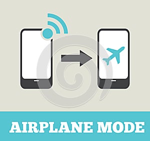 Airplane mode - flight mode photo