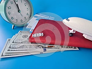 Airplane money alarm clock and discount on air tickets