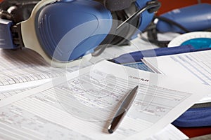 Airplane pilot equipment