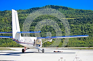 Airplane and Pilot, Georgia