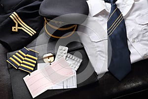 Airplane pilot medical examination test