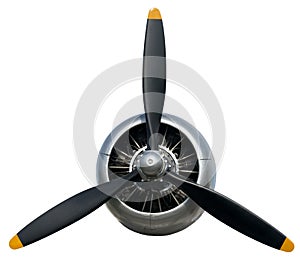 Airplane Propeller Flight Aviation Engine Isolated