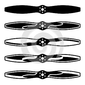 Airplane propeller symbols photo