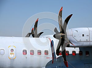 Airplane propellers photo