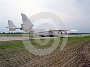 Airplane on runway