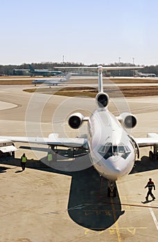 Airplane's refueling