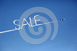 Airplane sale cloud copy