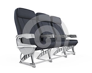 Airplane Seats Isolated