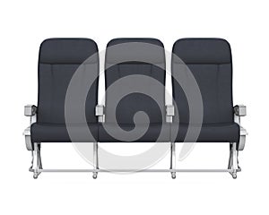 Airplane Seats Isolated