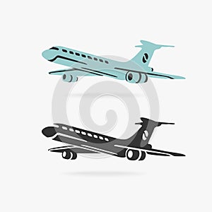Airplane Sign Vector