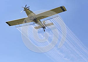 Airplane Spraying Chemicals