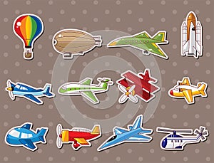 Airplane stickers