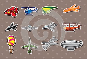 Airplane stickers